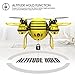 HASAKEE H1 FPV RC Drone with HD Live Video WiFi Camera and Headless Mode 2.4GHz 6-Axis Gyro Quadcopter with Altitude Hold,One-Button Take Off/Landing,Good for Beginners