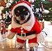 Lillypet Pet Christmas Costumes Dog Suit with Cap Santa Claus Suit Dog Hoodies Pet Dog Costumes for Medium Dogs and Small Dogs