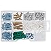 Vastar 200 Pieces Drywall and Hollow-wall Anchor Assortment Kit, Anchors, Screws, Wall Anchor Hooks, and Hollow-door Toggle