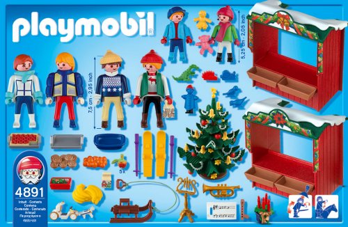 PLAYMOBIL 4891 - Weihnachtsmarkt – Bild 4