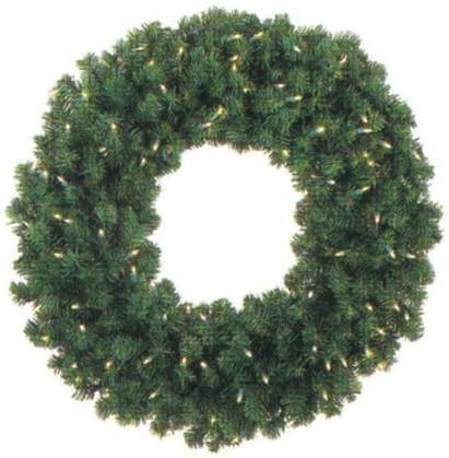 5 Foot Pre-lit Commercial Grade Christmas Wreath with 400 Led.