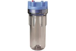 Pentek 150071 3/4-Inch 10-Inch Standard Clear Filter Housing with Pressure Relief
