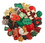 BUTTONS GALORE 50+ BUTTONS FOR SEWING & CRAFTS- CHRISTMAS