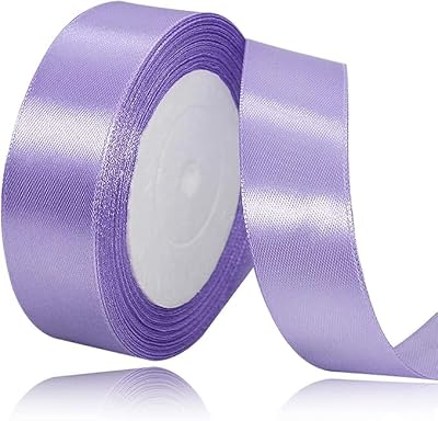 ZSYIULIA 20mm Baby Purple Satin Ribbon 22m Gift Wrap Craft Hotel Floral