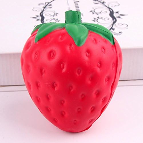 TAIlF Slow Rising Squishies Soft Toy Stress Relief Hand Wrist Toy for Adults and Kids - Strawberry Shape Color Random
