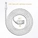 Kinps Apple MFi Certified Lightning to USB Cable 10ft/3m iPhone Charger Cord Super Long for iPhone X / 8 / 8 Plus / 7 / 7 Plus / 6S / 6S Plus / 6 / 6 Plus / SE, iPad Pro/Air/Mini (10FT Black & Silver)