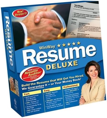WinWay Resume Deluxe 11.0