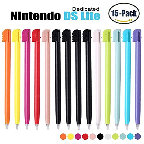 15-Pack-Nintendo-DS-Lite-Plastic-Replacement-Touch-Screen-Stylus-Pen-by-FENGWANGLI