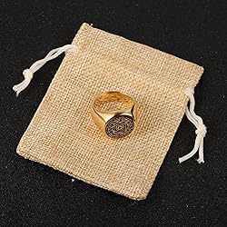 HZMAN Talisman Seal Solomon Six-Pointed Star 12