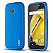 Motorola Moto E (2nd Generation, 2015) Case, J&D Ultra Slim [Drop Protection] Moto E (2nd Gen) Case [Slim Cushion] Shock Protective Jelly Case Slim Case for Moto E (2nd Gen, 2015) (Blue)