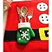 Christmas Placemats, Holiday Table Mats Washable Placemats with Cutlery Holder Heat-Resistant Anti-Skid Placemats for Kitchen Table, Dining Table Christmas Decorations Placemats Set of 6