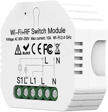 WiFi Rf433 Interruptor Mdulo De Conmutador Inteligente WiFi Luz del Disyuntor Led Dimmer Aplicacin De Control Remoto del Interruptor De Herramientas