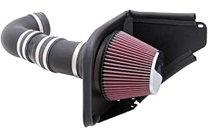 K&N Cold Air Intake Kit: Increase Acceleration & Engine Growl, Guaranteed to Increase Horsepower up to 10HP: Compatible with 6.0/6.2L, V8, 2014-2017 Chevy SS and 2008-2009 Pontiac G8, 63-3071