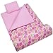 Wildkin Kids Sleeping Bag – Roll-Up Design with Storage Bag for School, Travel & Camping - Fairies