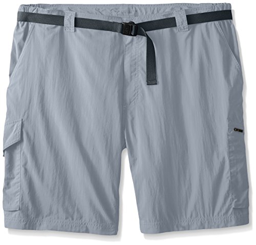 Columbia Sportswear Men's Big Silver Ridge Cargo Shorts, Grey Ash, Size 42 x 12