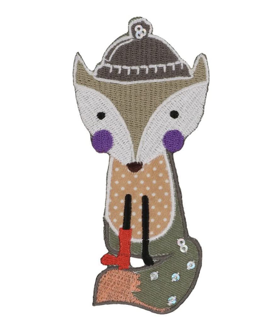 HKM Patches, Brown/Purple, 116 mm x 52 mm