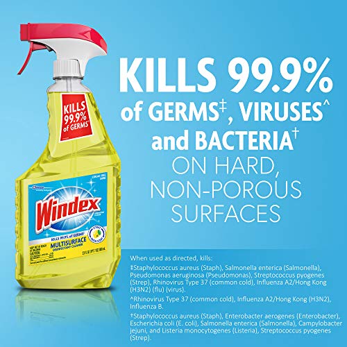 3 Windex+Multi+Surface+Disinfectant+Cleaner+Fluid+Ounce