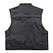 Rizanee Men Mesh Breathable Multi-Pocket Vest Outdoor Travelers Fly Fishing Photography (Black, US XS/Tag M)