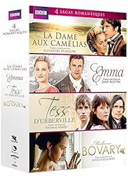 4 Sagas Romantiques : La Dame Aux Camélias + Emma + Tess D'urberville + Madame Bovary - Pack