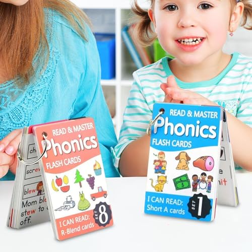 English Sight Words Flash Card, Phonics Flash Cards for Kids Age 4-8, Word Games Flashcards, Vocabulary Cards, Matching Game Flash Cards, English Word Cards, Educational Learning Activities for PreK