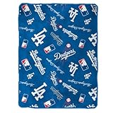 MLB Los Angeles Dodgers Royal Plush Throw, 50 x 60 Inches