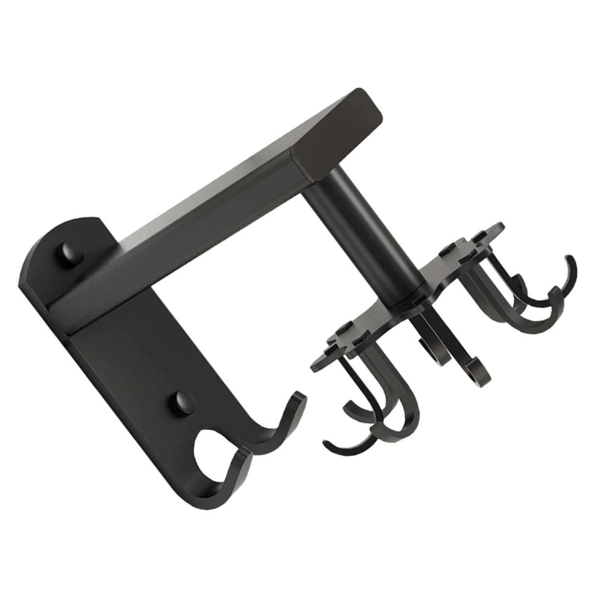 Milisten 1 Set Kitchen Swivel Hook Wall Hangers Hanging Utensil Hook Measuring Cup Organizer Wall Mount Clothing Hooks to Rotate Clothes Hook Wall-mounted Aluminum Alloy