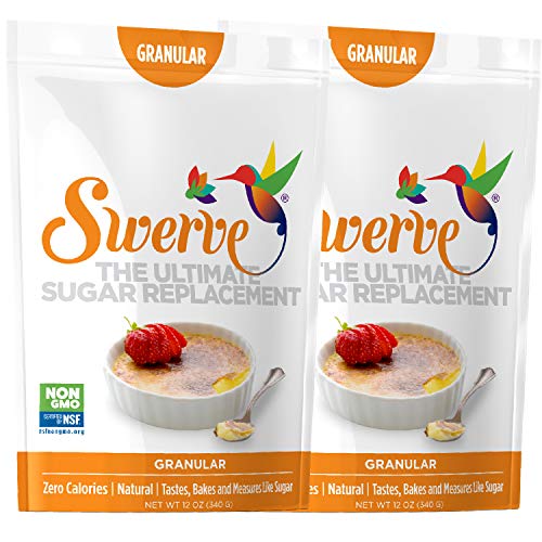Swerve Sweetener, Granular, 12 Ounce (Pack of 2)