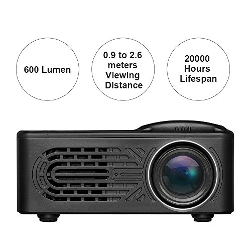 image for iDeer Life iDeer LCD Mini Projector,Multimedia Potable Home Theater Pr