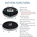 Portable CD Player with Bluetooth, Personal Compact CD Player with Earbuds/LCD Display/USB Power Adapter, Portable Disc Player with Electronic Skip Protection and Anti-Shock Function, Black