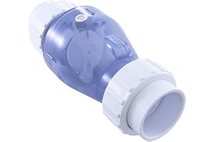 Magic Plastics Check Valve, Smart Check, 2" Union, 2lb. Clear