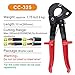 IBOSAD Ratchet Cable Wire Cutter up to 500 MCM Heavy Duty Aluminum Copper Ratcheting Wire Cutting Hand Tool