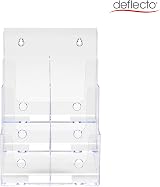 Deflecto 3-Tier 6-Pocket DL Size Portrait Literature Holder view 5