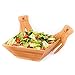 Wood Salad Bowl Set With Bamboo Servers, Best For Serving Salad, Pasta, and Fruit. Beautiful Bowl Looks Great On Your Kitchen Counter. Safe & Eco-Friendly, By Midori Way