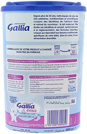 Gallia Calisma Relais 2 800g Amazon Co Uk