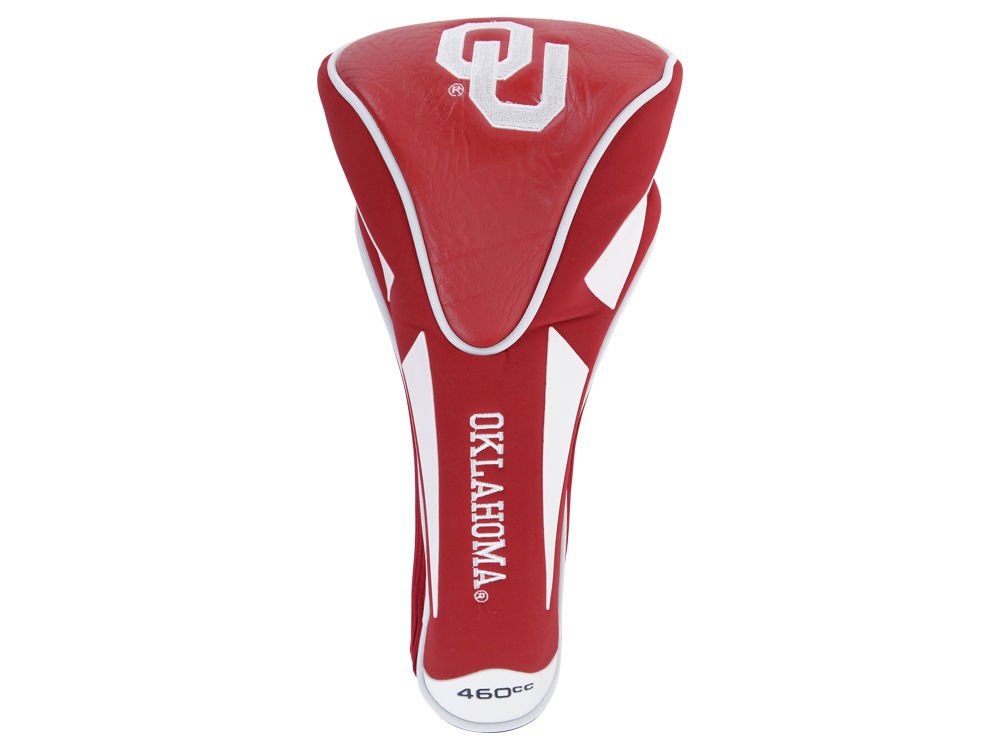 Team Golf NCAA Oklahoma Sooners Single Apex Driver Head Cover Golf Club Single Apex Driver Headcover, Fits All Oversized Clubs, Truly Sleek Design