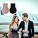VAIPI 4 Pairs Women Invisible Bra Black, Beige