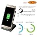QI Wireless Charging Stand for iPhone 8 Fast Charge iPhone X Charger Pad Bracket Samsung Galaxy s8 s8 plus s7 s7 Edge s6 Edge Note 8 Note 5 and All QI Enabled Device Base