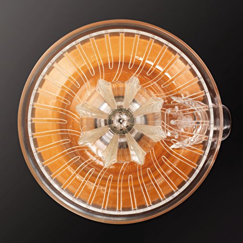 KRUPS ZX720K Electric Acrylic Citrus Juicer with Automatic Fruit