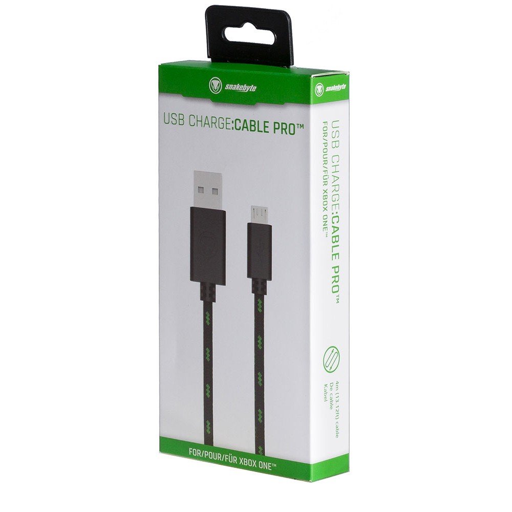 Snakebyte USB Charge Cable Pro for Controllers and Batteries - Xbox One