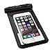 Universal Waterproof Case, iThrough 65ft(20M) Diving Pouch, Universal Waterproof Bag, Dry Protection for All Phones iPhone 5s/5c//6s/6 plus Galaxy S5 S6 S7 Edge plus Note 3 4 5 (Black)