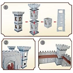 Mostop Medieval Castle Knight Toy Solider Army