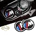 S-WEKA 2PCS M Line Car Interior Accessories Anti Slip Cup Mat for BMW 1 3 5 7 Series F30 F35 320li 316i X1 X3 X4 X5 X6 (2.9