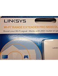 Linksys WiFi Range Extender Pro N600 Dual Band re4000 W Color Blanco 2 pac