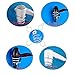 Cavoli Hair Dryer Holder,Wall Mounted,Space Aluminum,Rack Hanging Storage,Hanging the Plug (Silver)