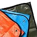 Arcturus Insulated Tarp | Reusable Heavy Duty Thermal Survival Blanket – 60 x 82 in, Reflects 90% Body Heat, Waterproof, Windproof, 3-Layer Design, Reinforced Grommets, Blue