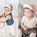 Marca west Unisex Baby Kid Child Toddler Boy Girl Safari Baseball Sun Protection Beanie Cap Hat Blue