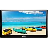 AOC i1659fwux 16-inch IPS Ultra Slim Full HD 1920x 1080, 220cd/m2, USB 3.0 Powered Portable LED Monitor w/case