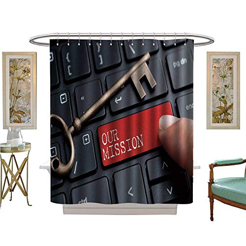 Luvoluxhome Shower Curtains Fabric Extra Long Closed Up Fer On