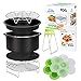 17 Pcs Air Fryer Accessories with Recipe Cookbook Compatible with Growise Phillips Cozyna Fit All Air Fryer 3.2QT - 5.8QT, 7in Deep Fryer Accessories