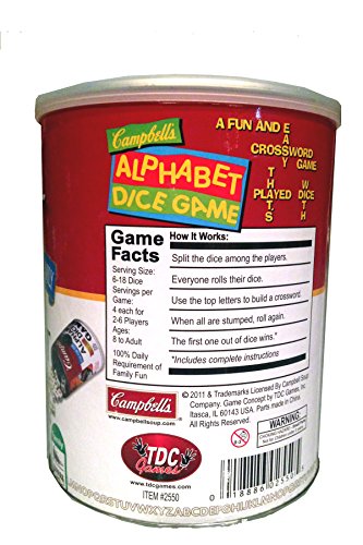 Campbell's Alphabet Dice Game
